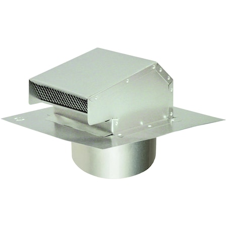 Deflecto Deflect-O 4 in. D Aluminum Roof Cap With Tailpipe DARC4T/2